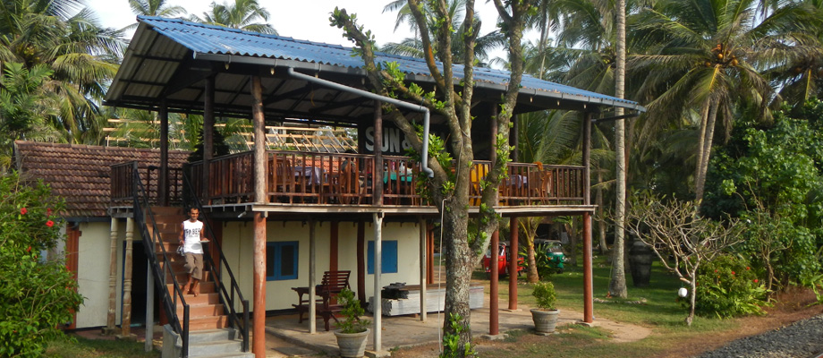 Sun and Sea, Zimmer, GAstehaus, Bungalows am Strand, Fischrestaurant, Bentota, Sri Lanka